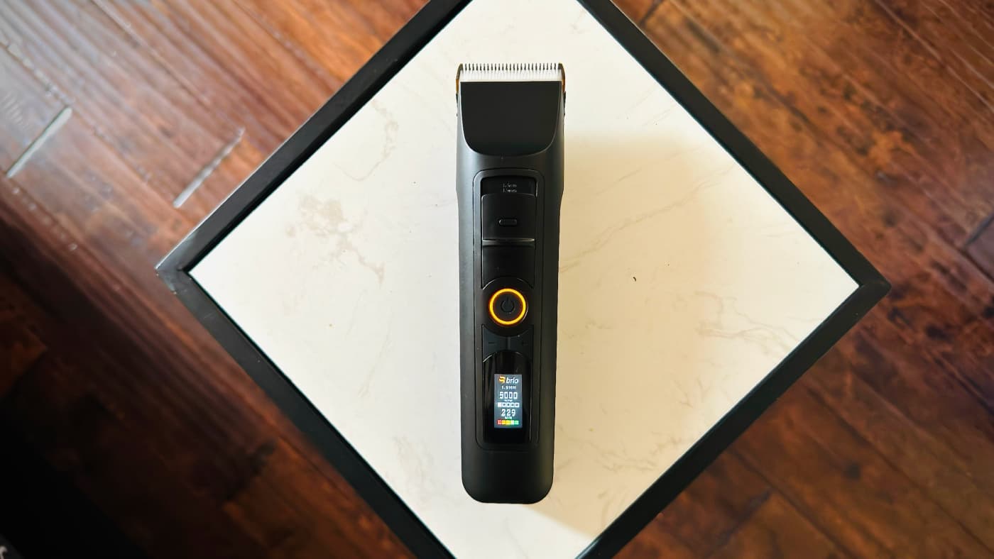 Brio Beardscape v2 with the screen on