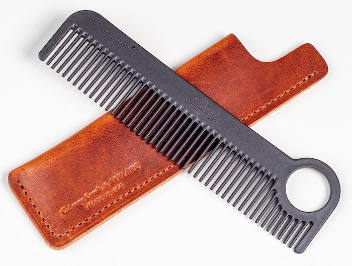 Chicago Comb Model 1 Carbon Fiber Beard Comb